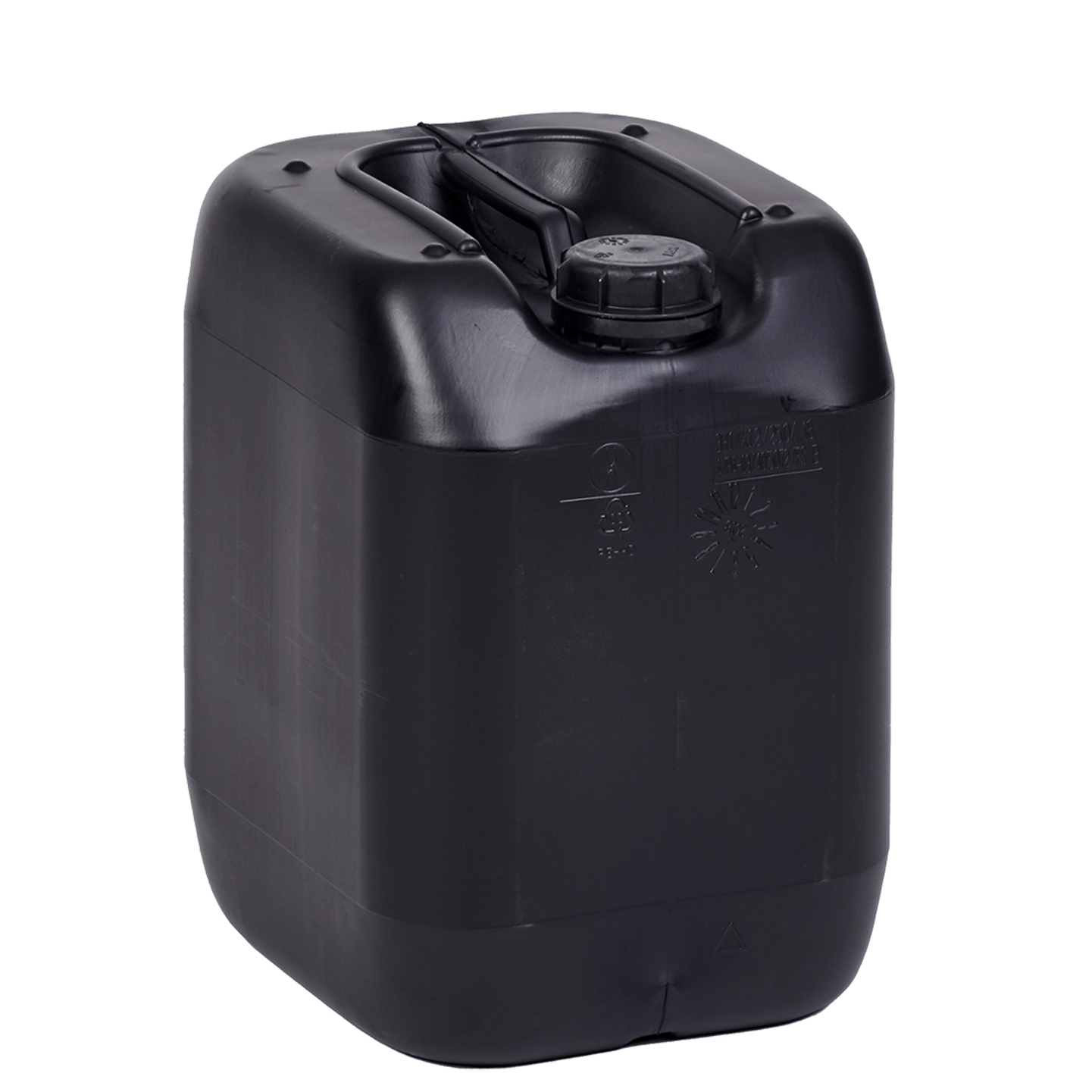 Kanister 20l schwarz 1200g. leitfähig mit UN-X-Gefahrgutzulassung  inkl. Standard Verschluss OV60