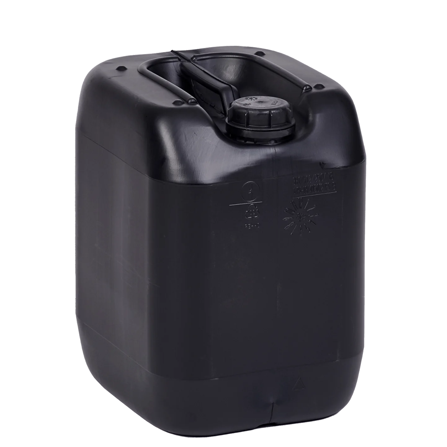 Kanister 20l schwarz 1200g. leitfähig mit UN-X-Gefahrgutzulassung  inkl. Standard Verschluss OV60
