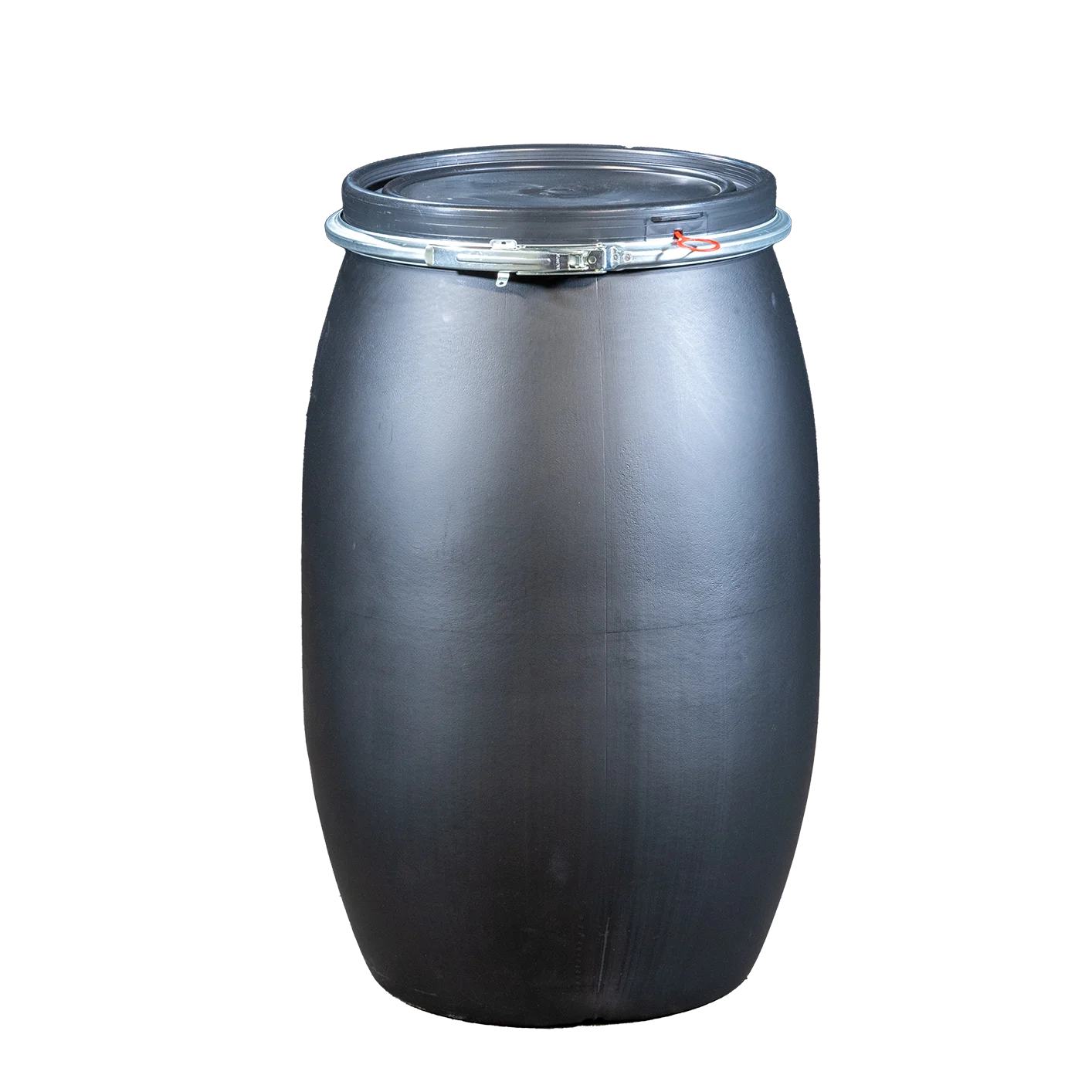 Kunststoffdeckelfass 120l schwarz 4500gr. NEU