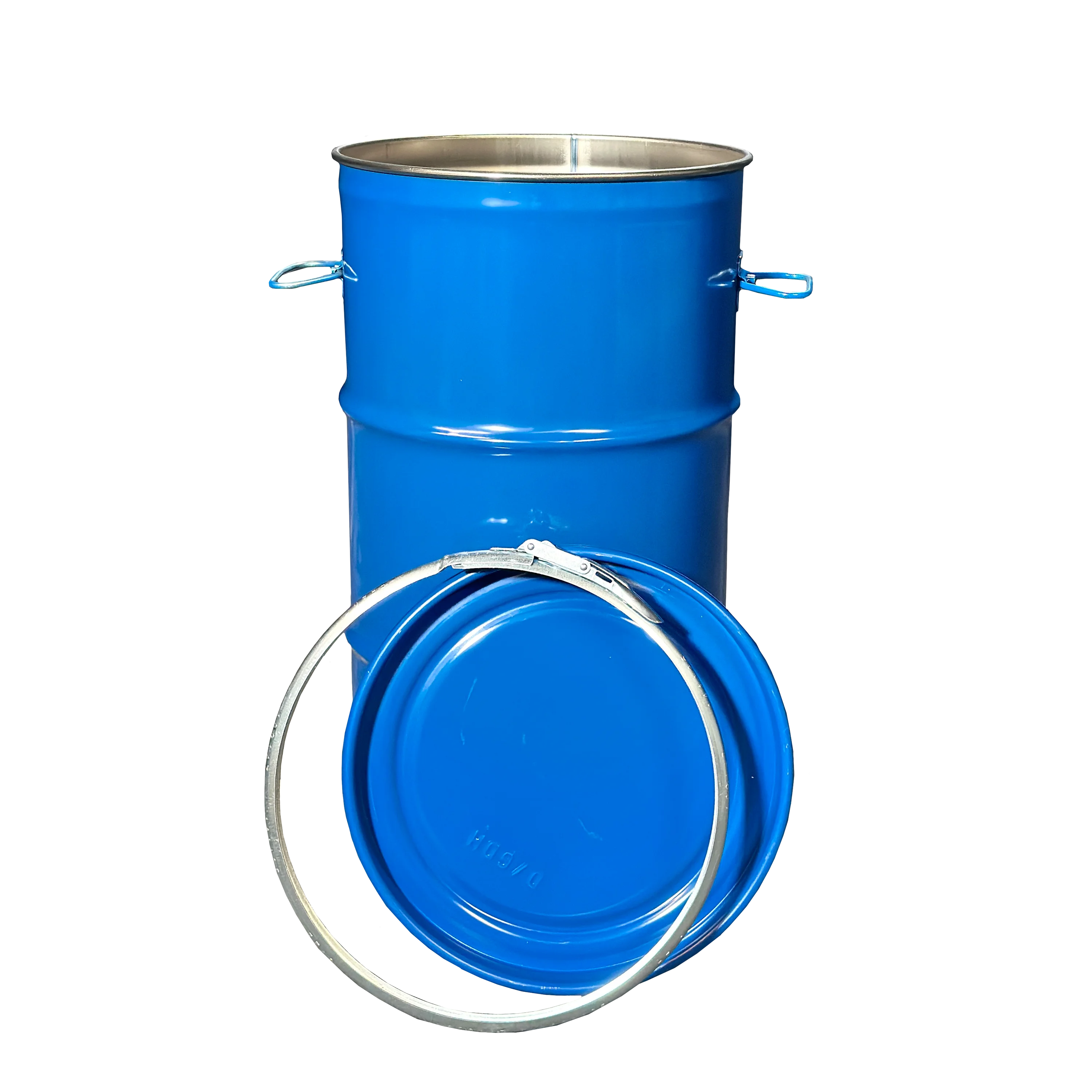 Stahldeckelfass 60l roh mit UN-XY Zulassung für Flüssigkeiten und Feststoffe NEU