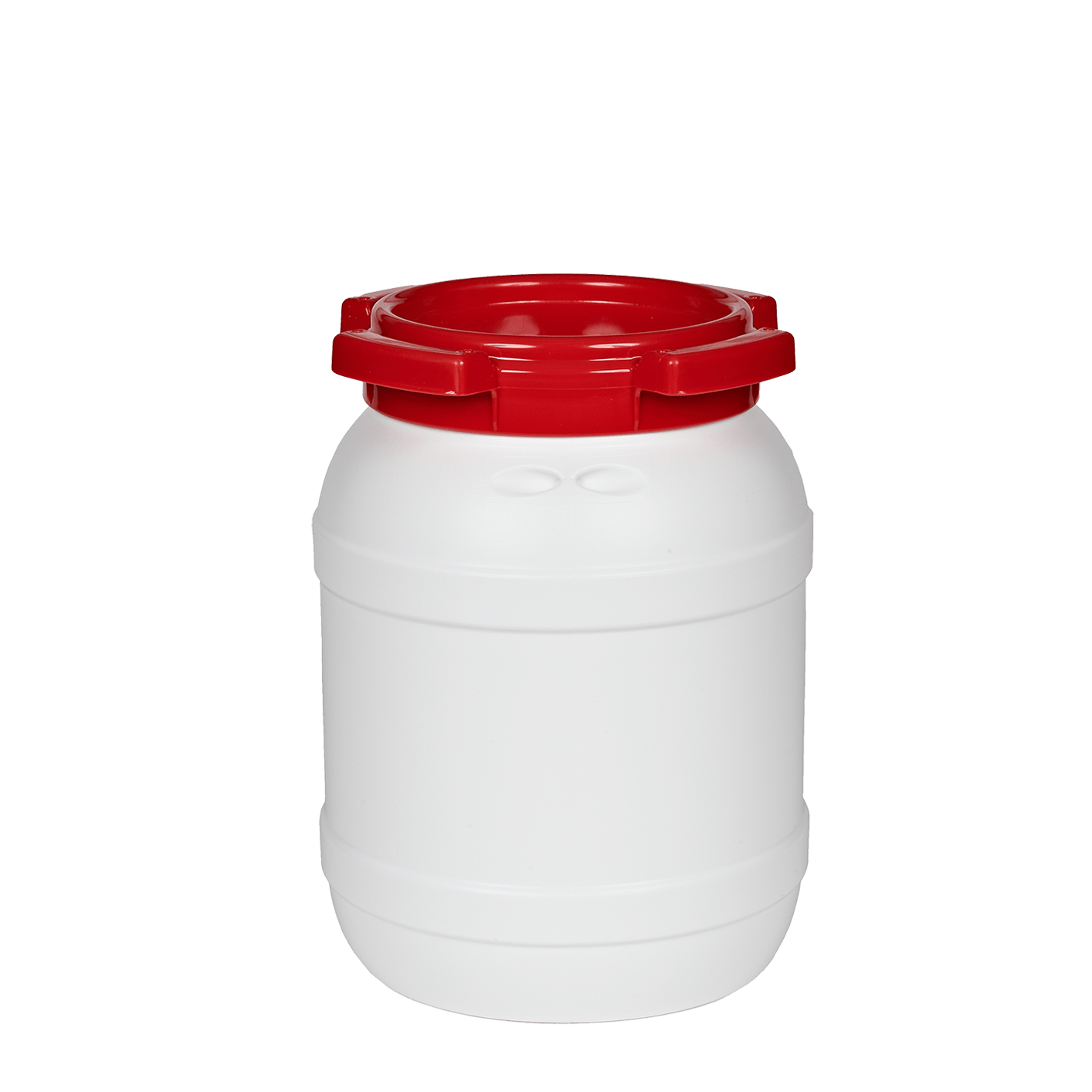 Weithalsfass 6l rot-weiß NEU