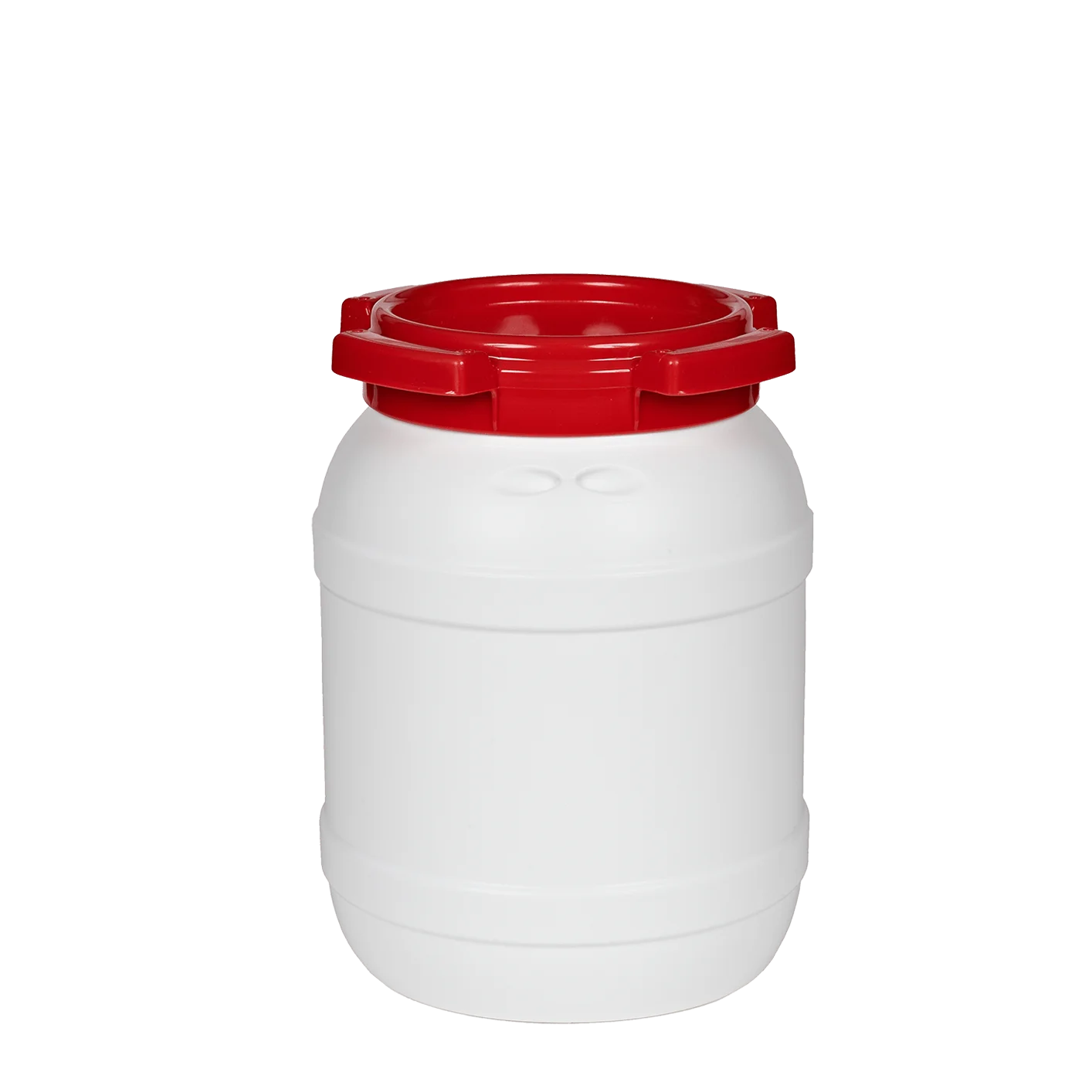 Weithalsfass 6l rot-weiß NEU