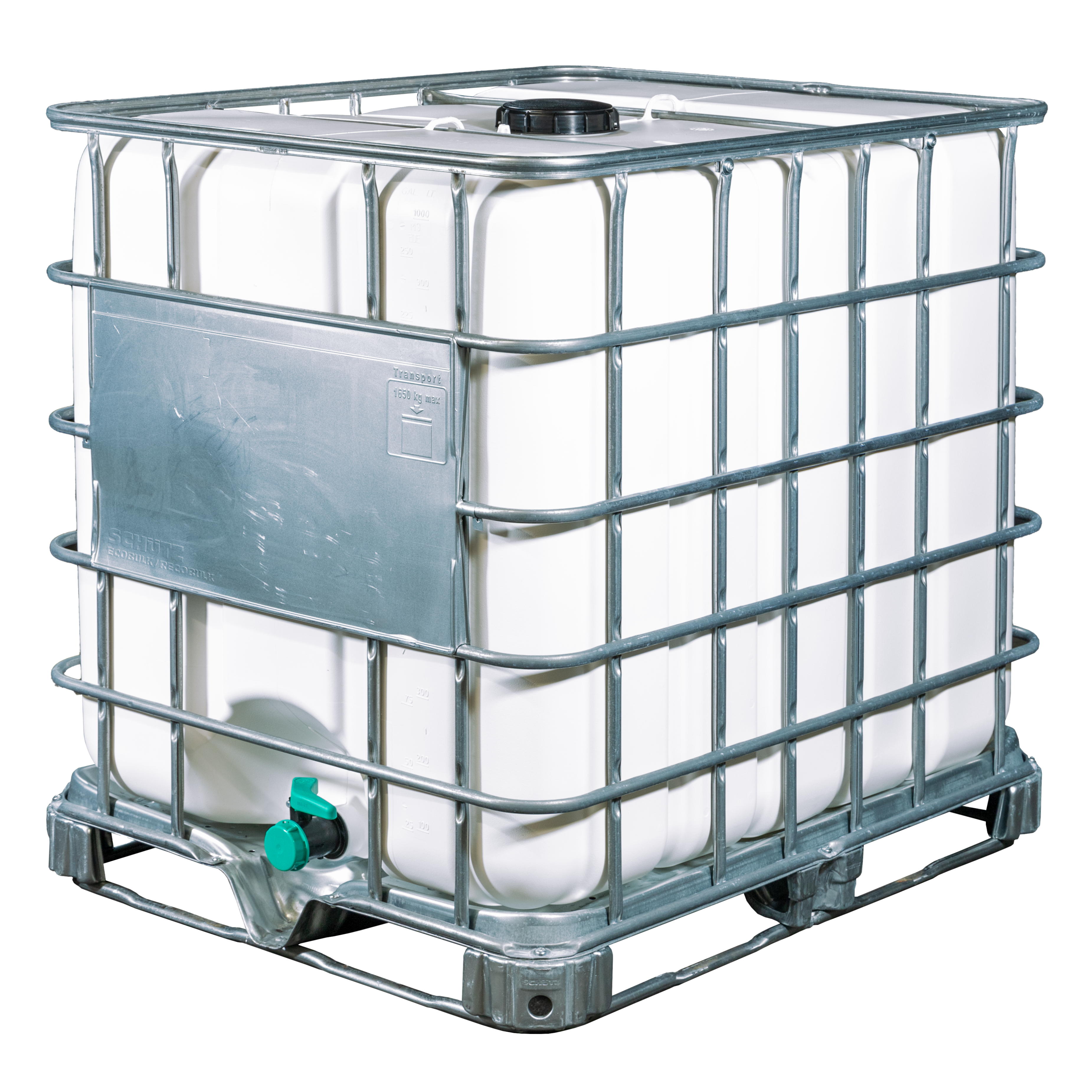 Wassertank 1000ll mit UV-Geschütztem neuem Innenbehälter als IBC-Container