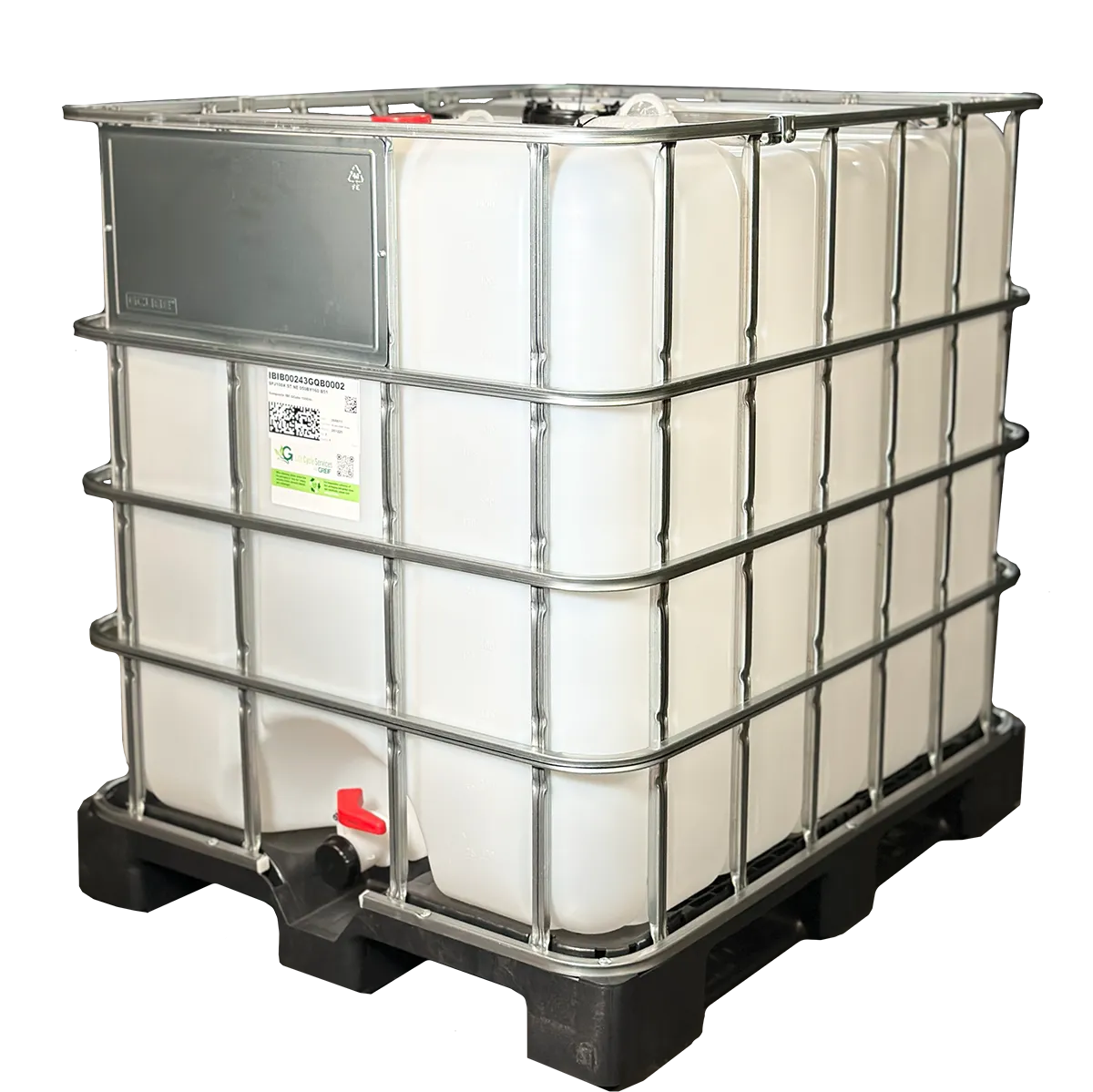 IBC-Container 1000l neu mit CDS1-System auf Kunststoffpalette 150mm Deckel (für z.B. AdBlue) von verschiedenen Herstellern