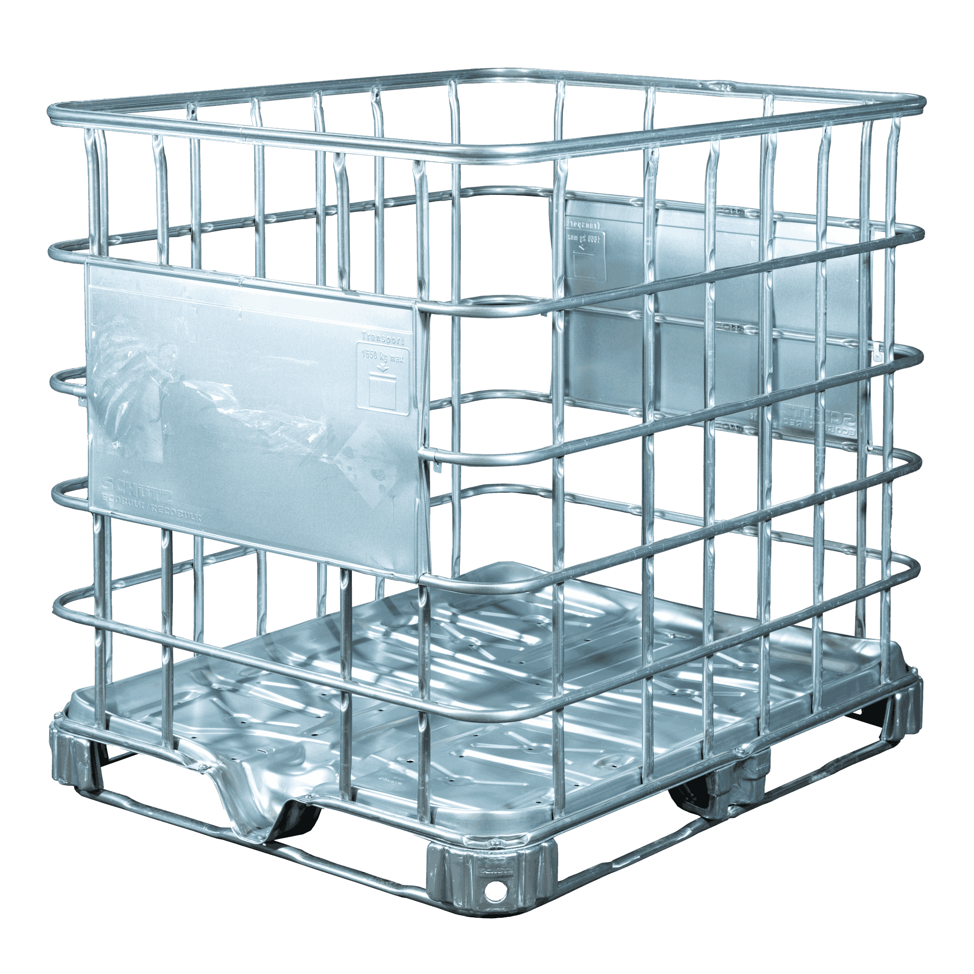 IBC-Gitterbox Stahlpalette