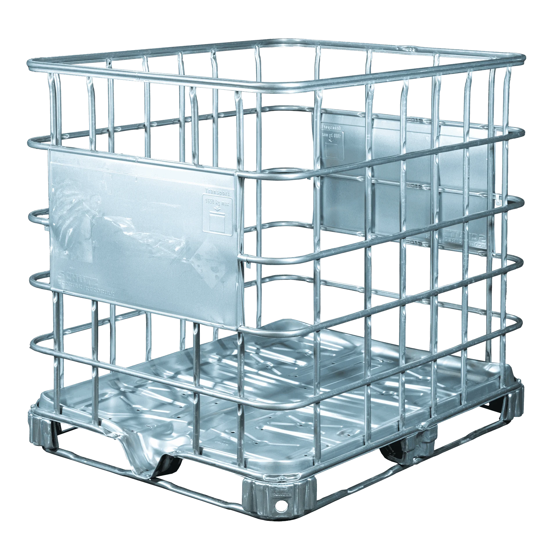 IBC-Gitterbox Stahlpalette