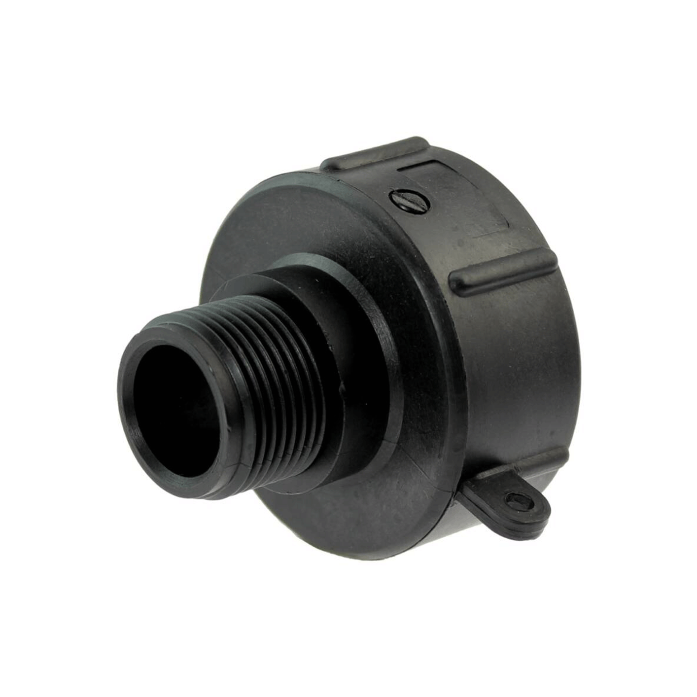 IBC-Container Anschluss S60x6, 2 Zoll auf 1 Zoll Adapter für Bspw. GEKA-Kupplungen o.Ä.