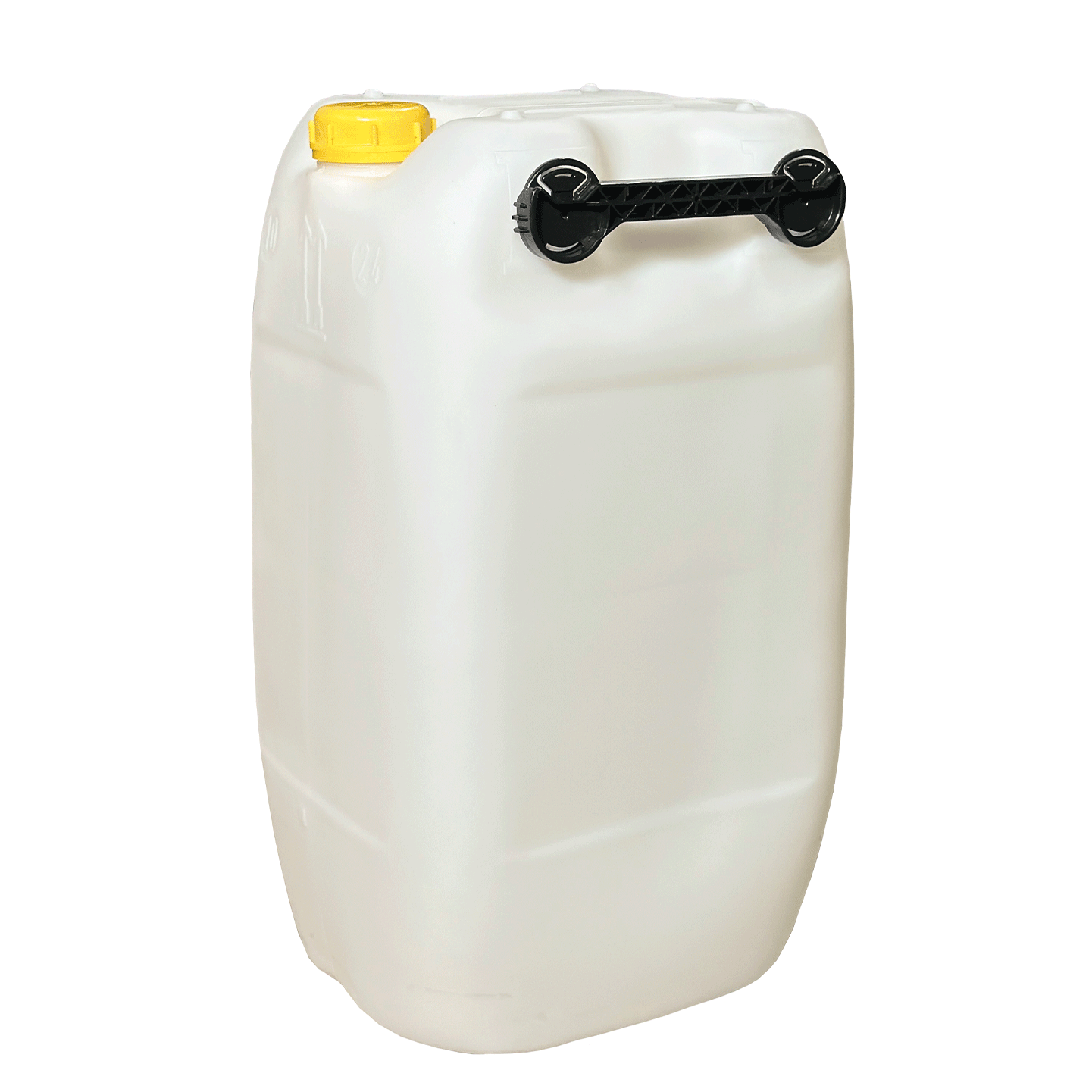 Kanister 60l natur mit Dreigriff 2850g. mit UN-X-Gefahrgut- und Lebensmittelzulassung inkl. Entgasungsventil OV71