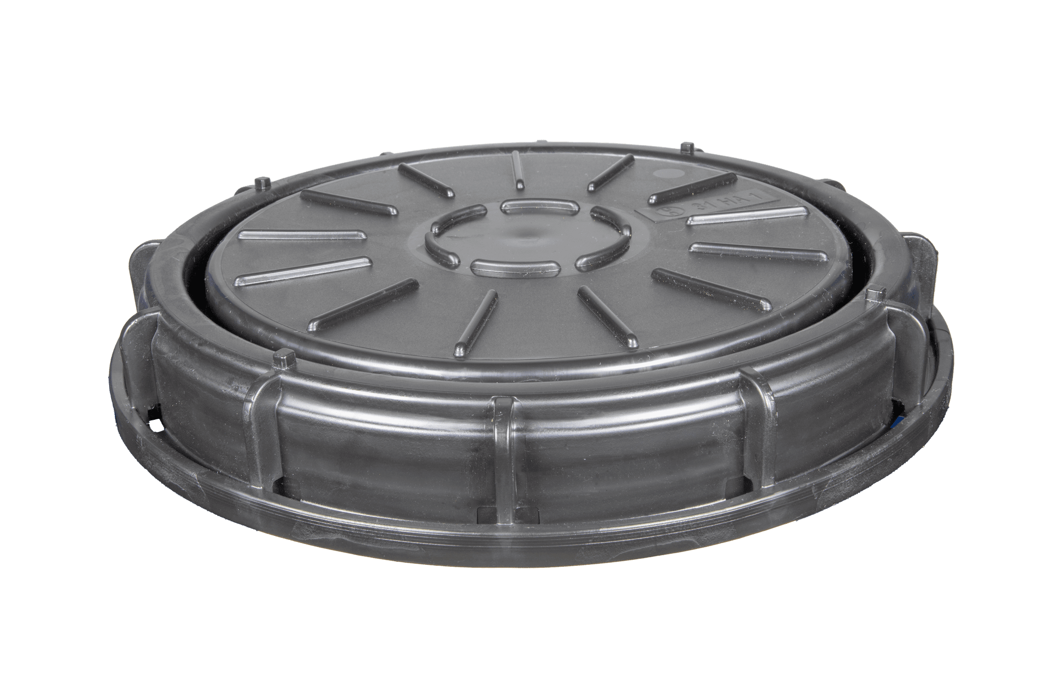 IBC-Deckel 225mm mit Gefahrgutzulassung in schwarz IBC-Deckel 225mm mit Gefahrgutzulassung in schwarz