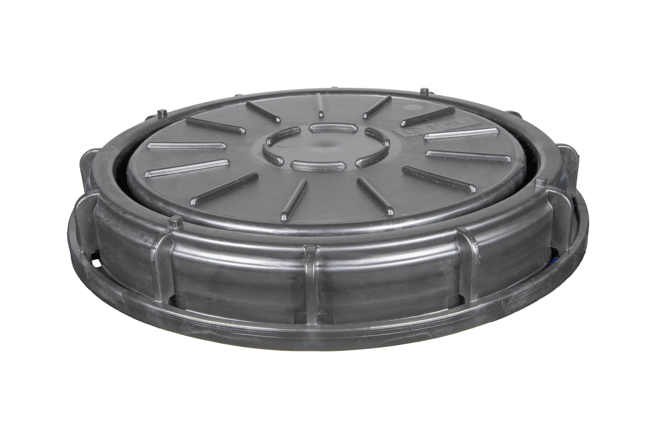 IBC-Deckel 225mm mit Gefahrgutzulassung in schwarz