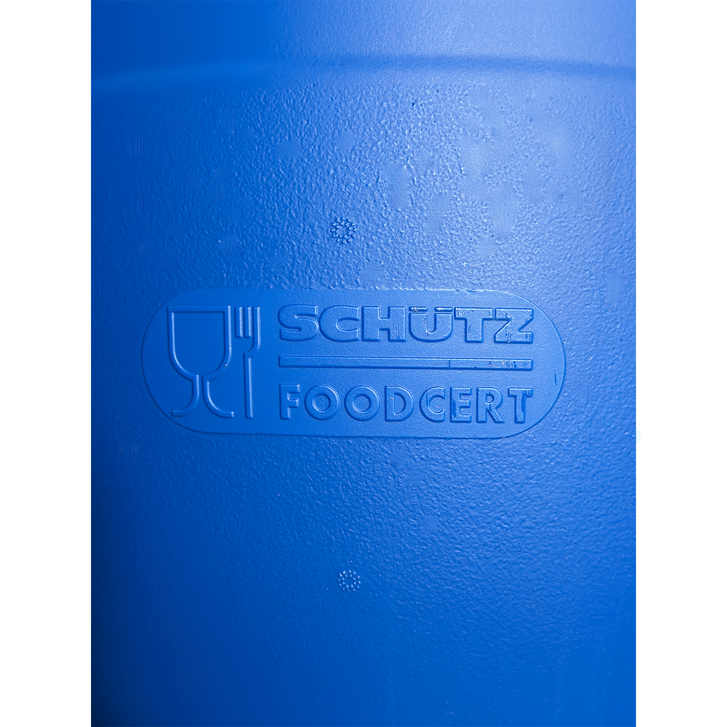 Kunststoffdeckelfass 60l mit Gefahrgutzulassung, Lebensmittelzulassung und D15-Entgasungsdeckel NEU