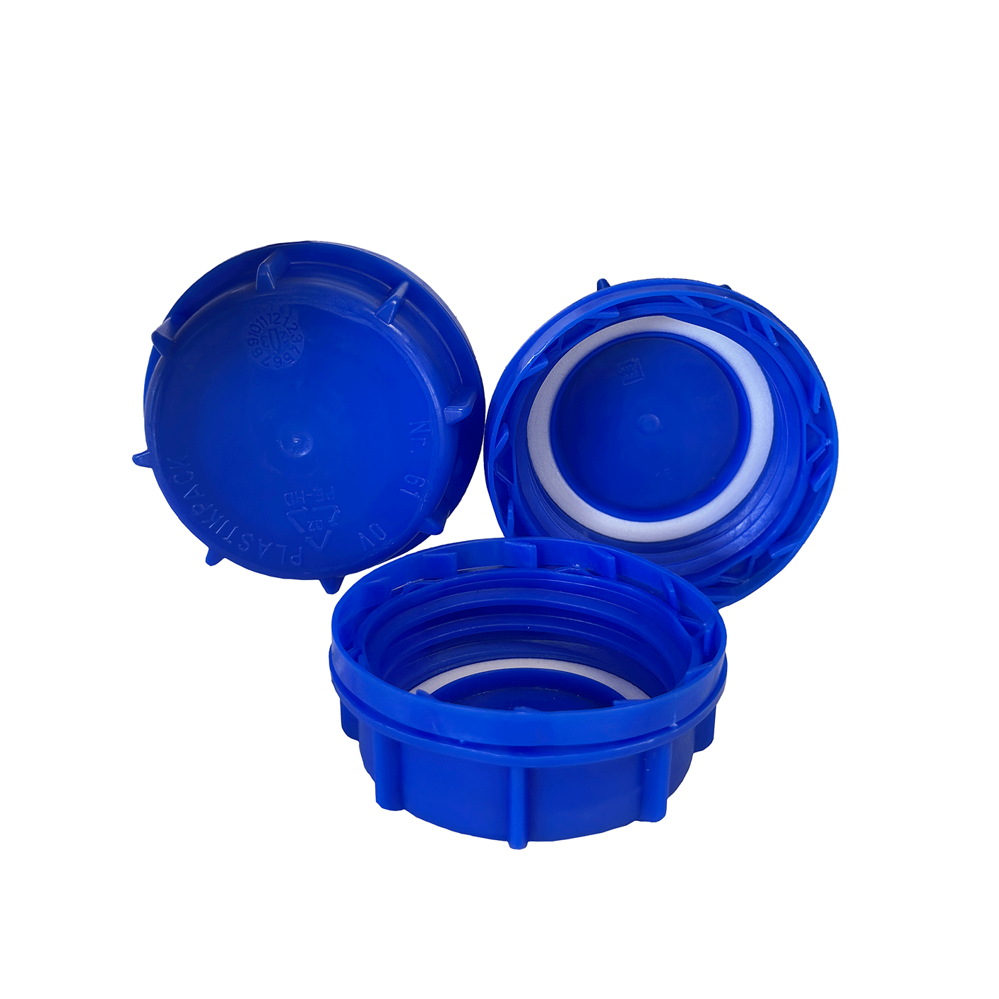 Plastikpack Kanister-Verschluss OV61 blau,  Mindestabnahme 500Stk. 1 Karton