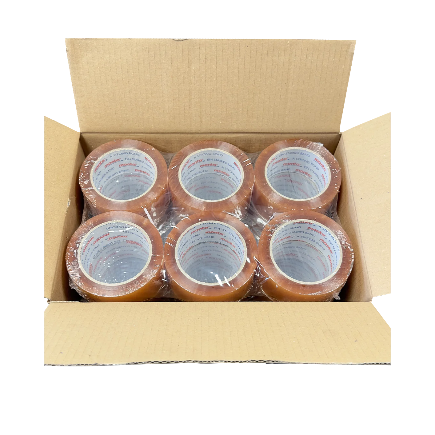6er Bundle Paketklebeband transparent 66m x 50mm