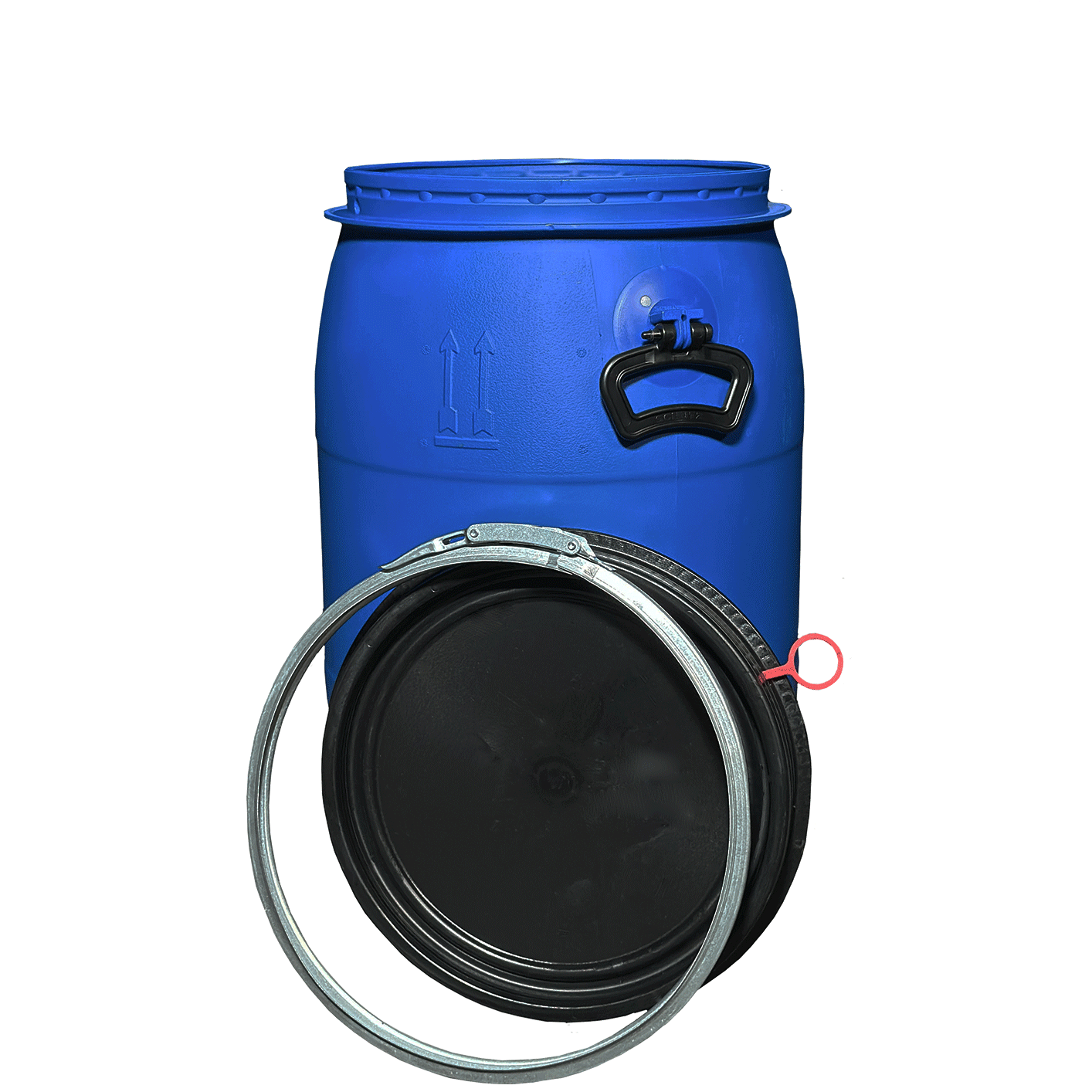 Kunststoffdeckelfass 60l STANDARD mit Gefahrgutzulassung und Lebensmittelzulassung NEU Kunststoffdeckelfass 60l STANDARD mit Gefahrgutzulassung und Lebensmittelzulassung NEU