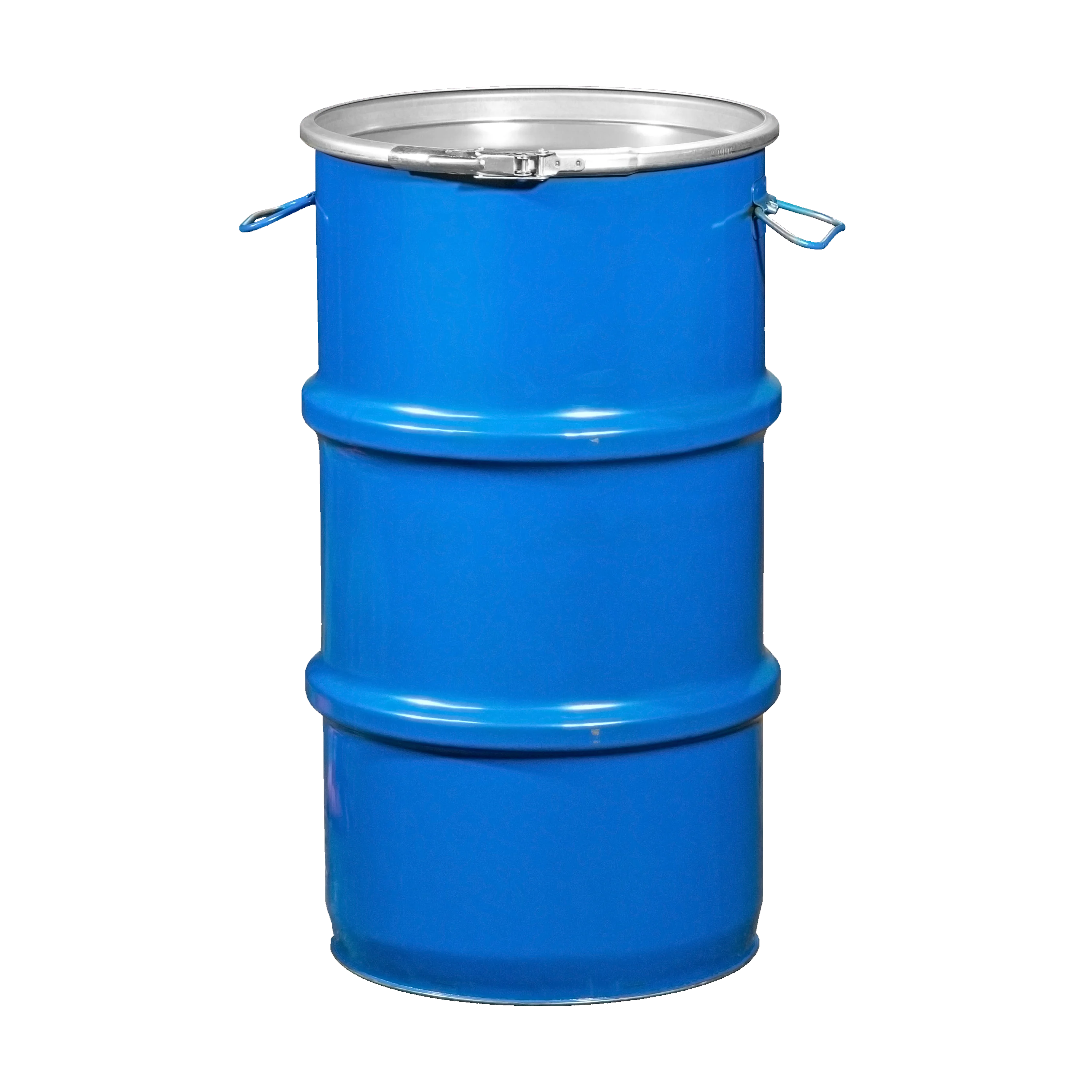 Stahldeckelfass 60l roh mit UN-XY Zulassung für Flüssigkeiten und Feststoffe NEU