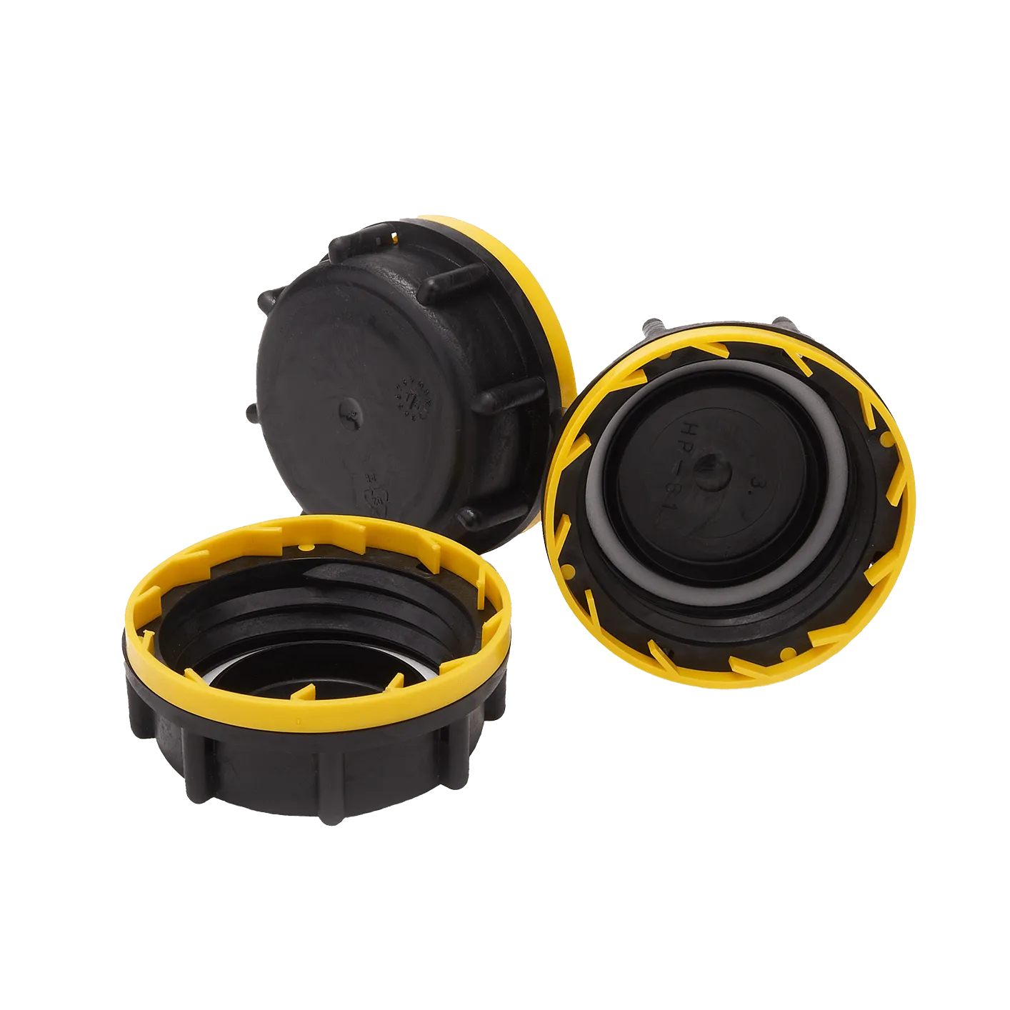 Kanister-Verschluss OV51 schwarz/gelb,PE