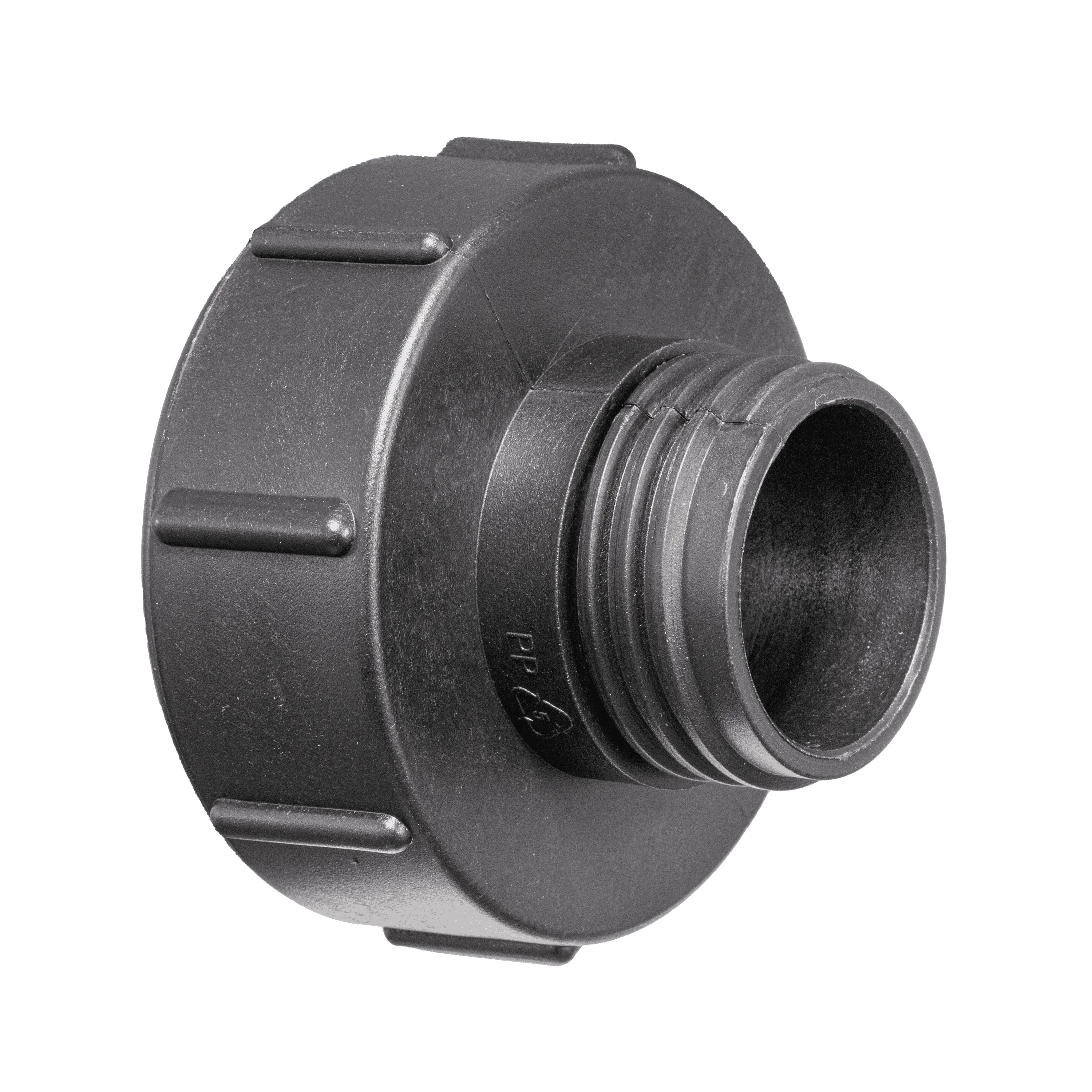 IBC-Container Adapter 3 auf 2 Zoll schwarz