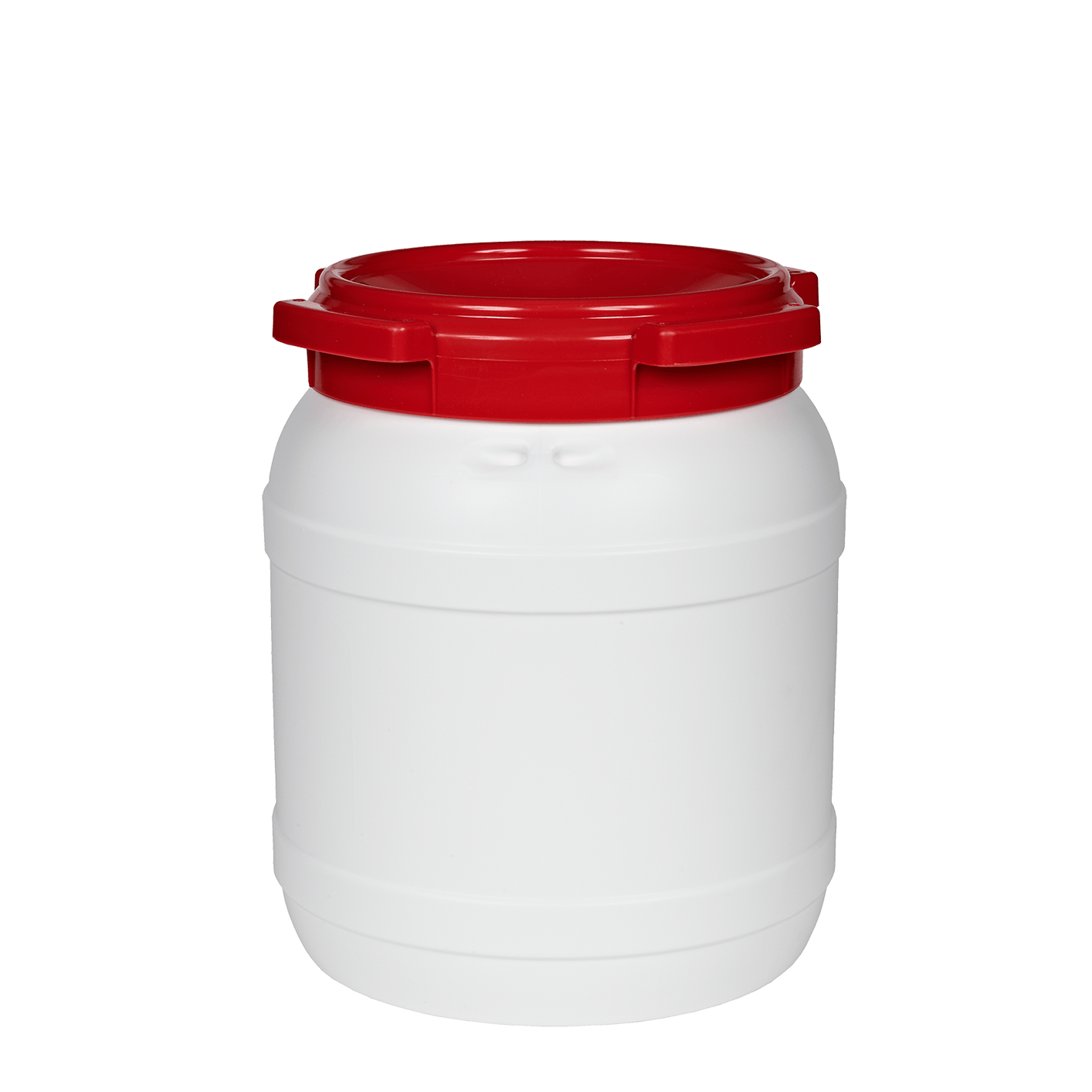 Weithalsfass 15l rot-weiß NEU