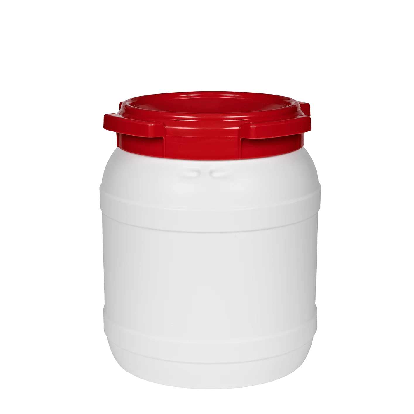 Weithalsfass 15l rot-weiß NEU