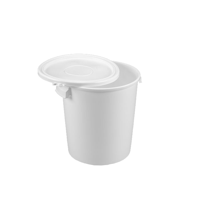 Eimer Hobbock 30l PE in weiß mit Gefahrgutzualssung und Lebensmittelzulassung