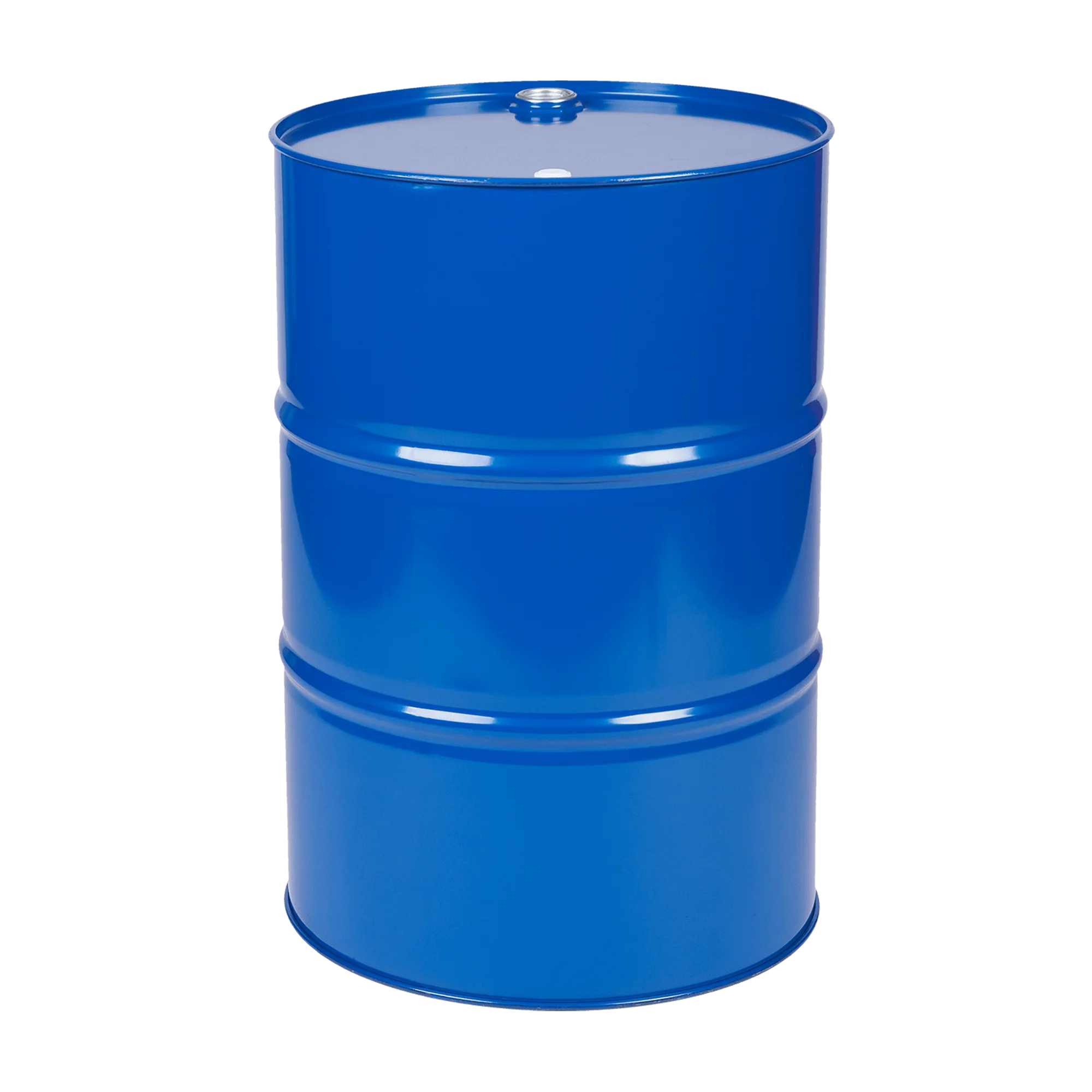 Eisenspundfässer 216,5l innen roh, mit Lackfehler (außen blau überlackiert, siehe Foto 2 und 3) mit UN-Y-Zulassung NEU