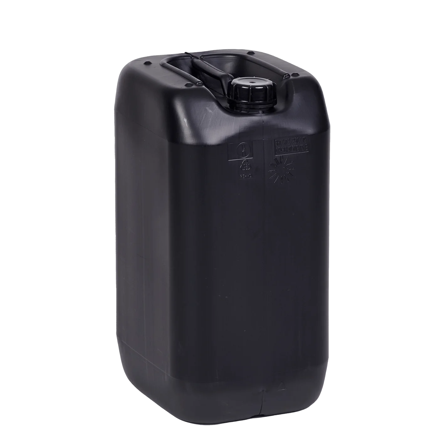 Kanister 30l schwarz 1500g. 60er Öffnung, leitfähig mit UN-X-Gefahrgut- und Lebensmittelzulassung Kanister 30l schwarz 1500g. 60er Öffnung, leitfähig mit UN-X-Gefahrgut- und Lebensmittelzulassung