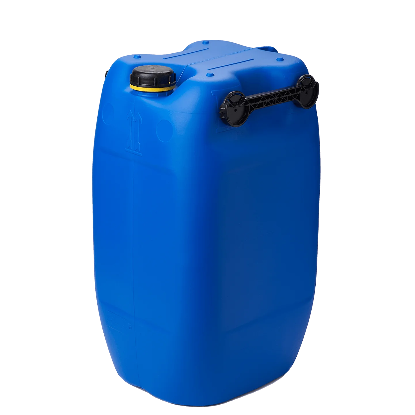 Kanister 60l blau mit Dreigriff 2850g. mit UN-X-Gefahrgut- und Lebensmittelzulassung inkl. Entgasungsventil OV71