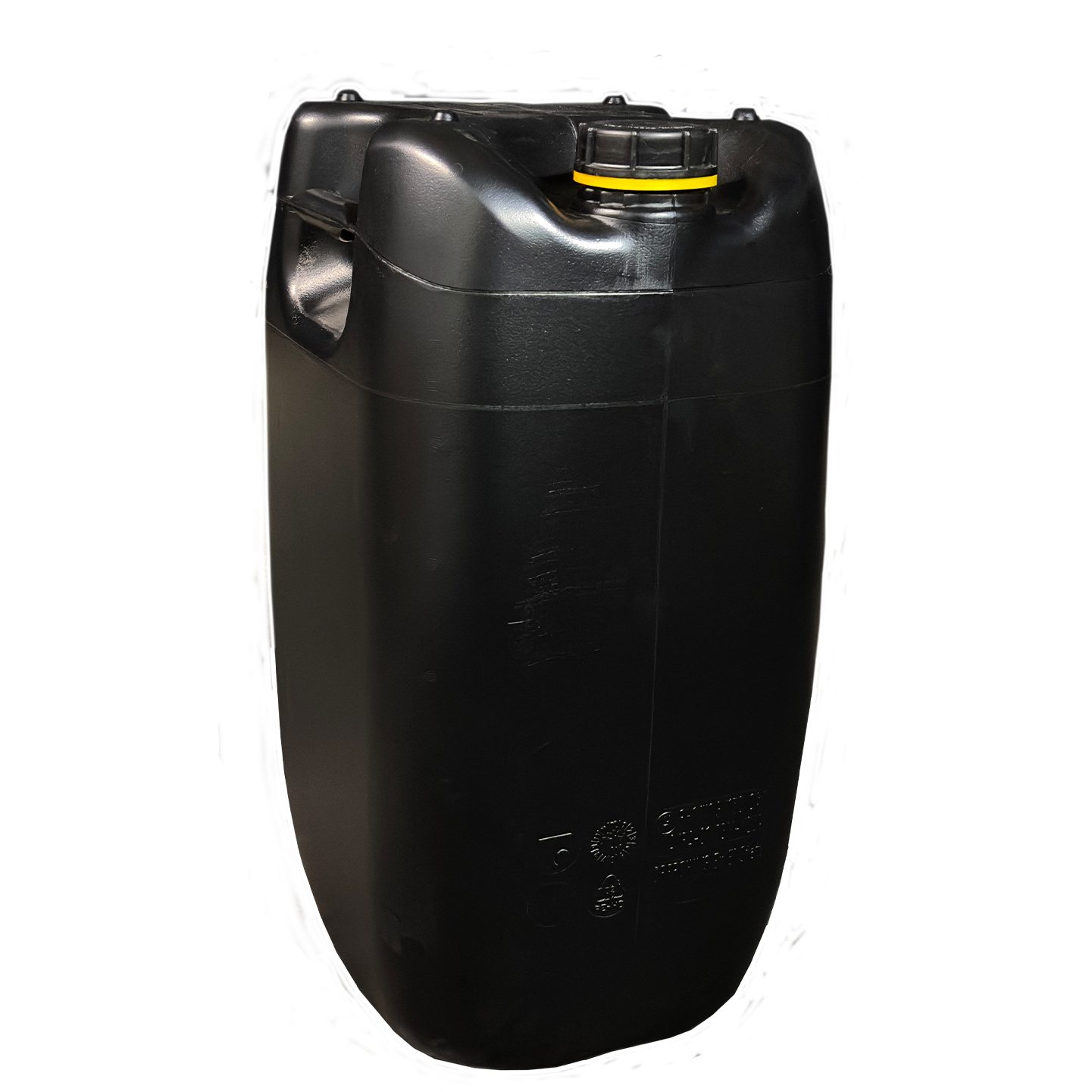 Kanister 60l schwarz mit Dreigriff 2850g.  leitfähig mit UN-Y-Gefahrgutzulassung  inkl. Standard Verschluss OV70