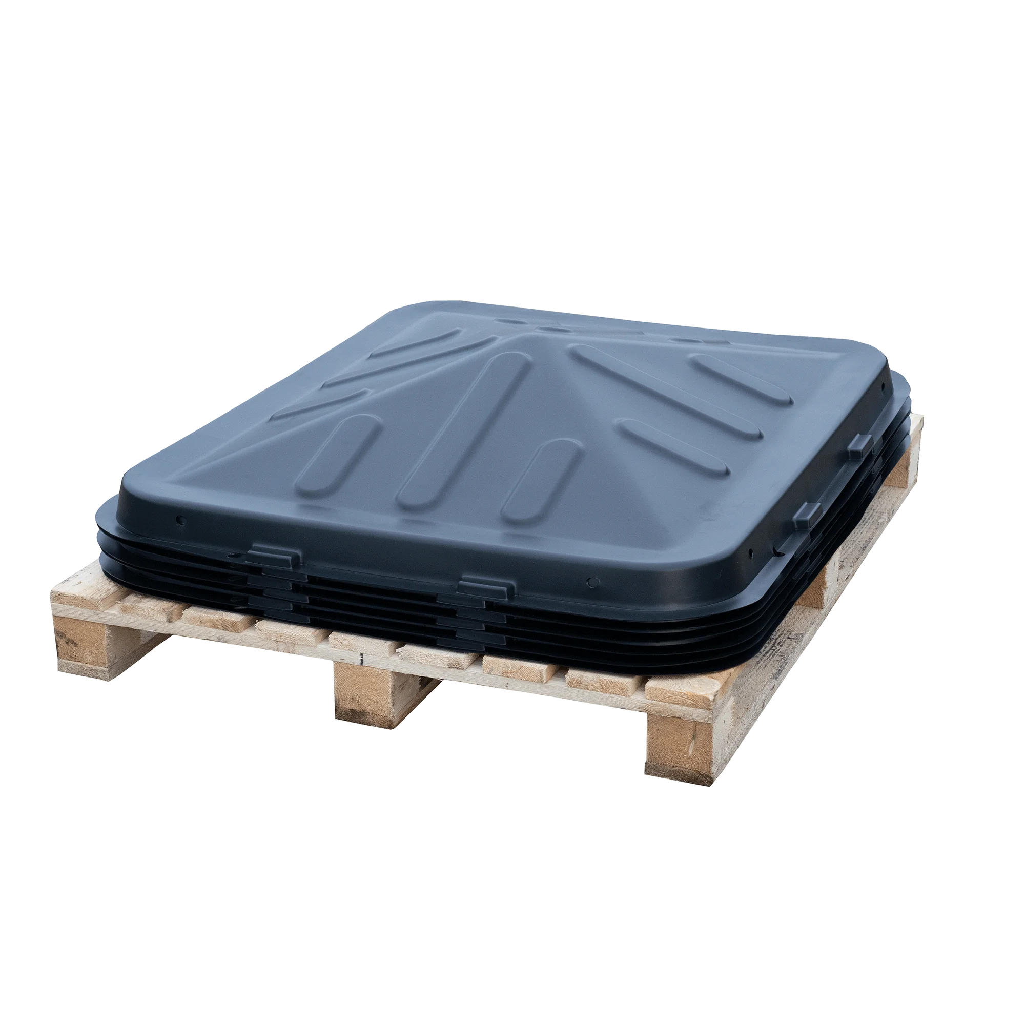 IBC-Abdeckung/IBC-Roof als Schutz für IBC-Container mit 4x Metallverriegelungen